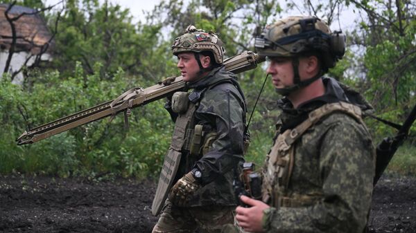 Боевая работа расчета САУ 2С7М Малка группировки войск Центр на Красноармейском направлении СВО